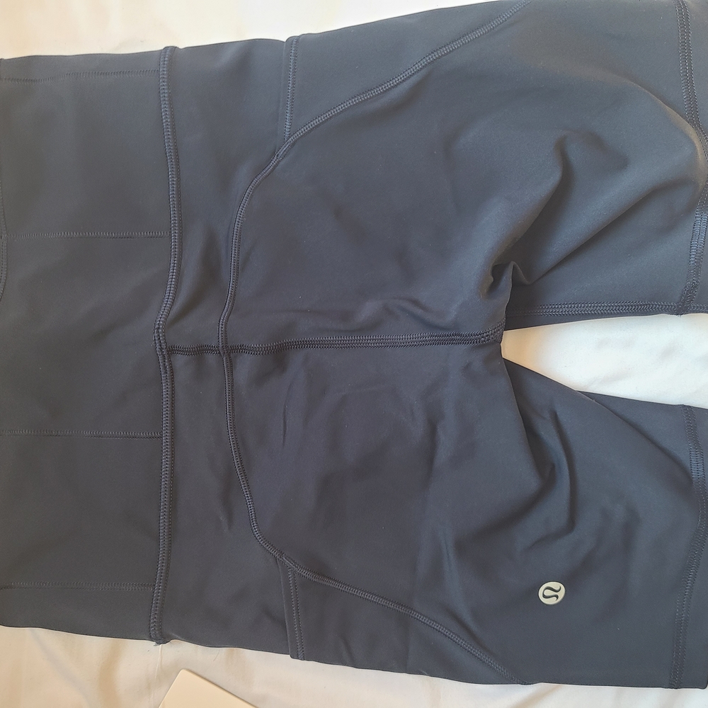 Lululemon Navy Blue High-Waisted Leggings